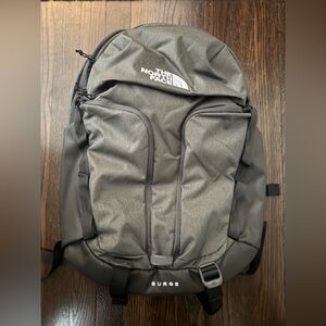The North Face TNF Surge Backpack - Charcoal Grey